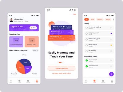 To Do List - Schedule Planner Mobile App app design clean manage management app minimal mobile app mobile app design planner product design schedule task task app task list task management task manager time management timeline todo list todo list app uiux design