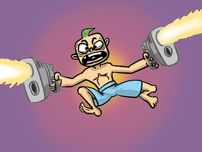 Gundul Pringis (Grimace Bald) comic comic character graphic design illustration