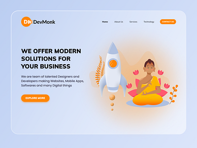 DevMonk Website Design
