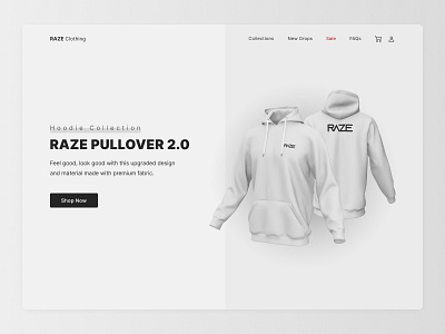 Clothing Shop Landing Page