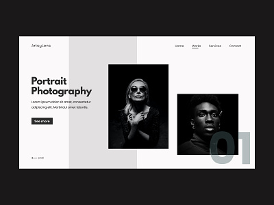 Modern Photography Website