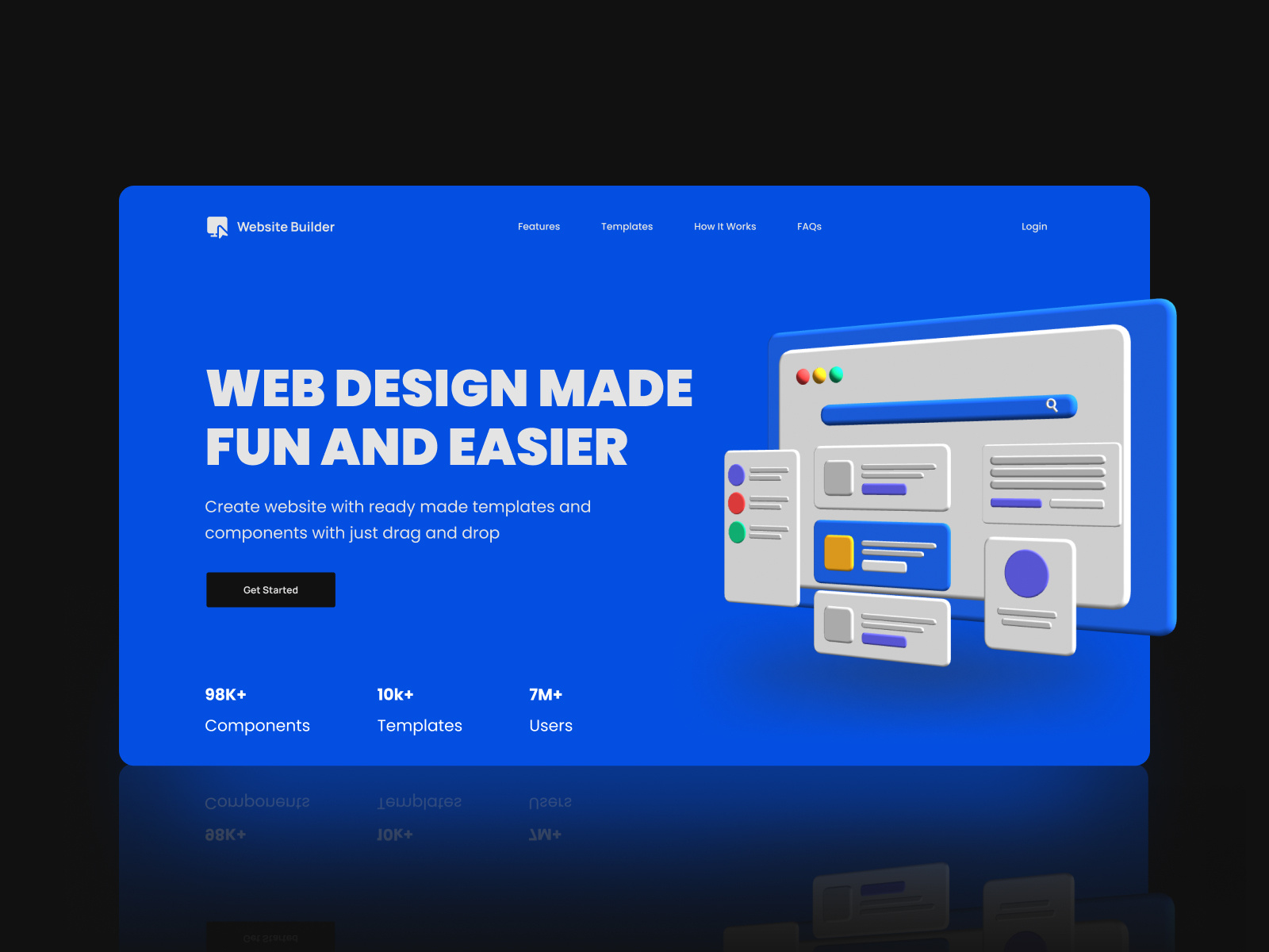 Website Builder Landing Page by Jimeric Pulido on Dribbble