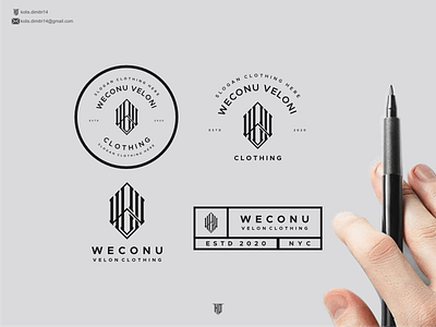 monogram logo brand branding clothing company design graphic design icon initial letter lettering logo logo design logos monogram typography usa vector