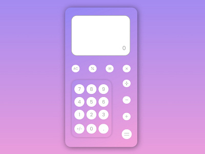 Standard Calculator adobexd dailyui design ui