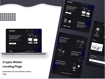 Crypto Wallet landing Page