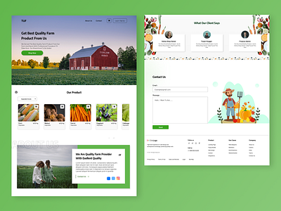 Landing Page - Farm Website