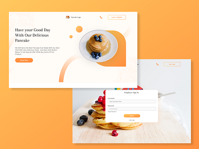 Landing Page - Pancake Website