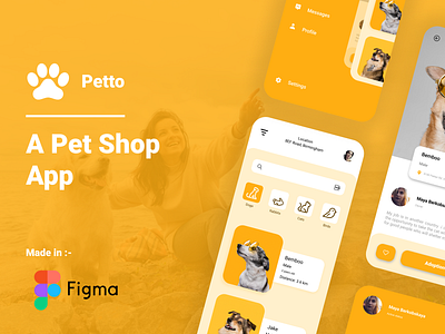 Online Petshop 3d app branding design illustration logo online petshop typography ui ux vector