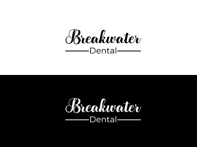 Breakwater Dental Logo branding design icon logo vector