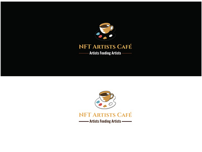 Artists Café Logo branding design icon logo vector