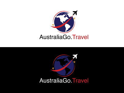 AustraliaGo. Travel Logo