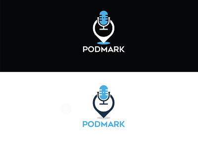 PODMARK Logo branding design icon logo vector