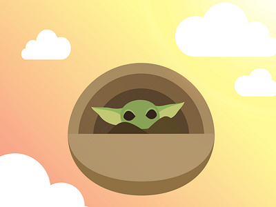 Grogu / Baby Yoda / Illustration / AI