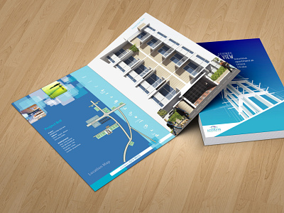 Real Estate Brochure branding brochure design exclusive illustration