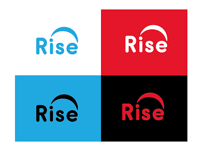 Rise advertising branding design graphic design illustration logo typography