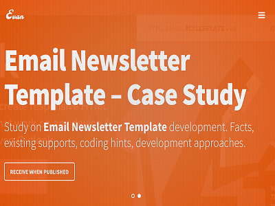 Email Template Case Study
