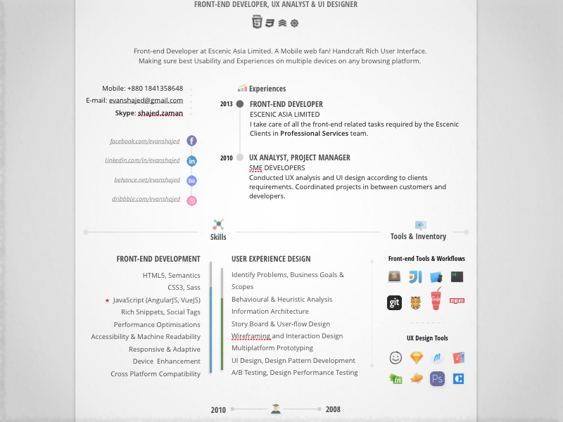 Free Creative Resume Design resume design creative free