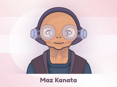Maz Kanta character elaganor illustration maz kanta star wars