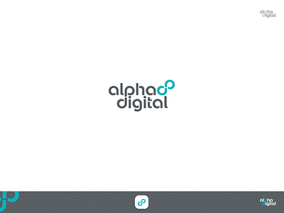 A and P letters logo for Alpha Digital