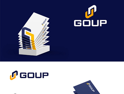 U and P letter logo branding graphic design logo