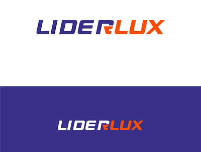 R letter logo for Liderlux branding graphic design logo