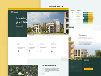 Apartments apartments clean design development flat graphic design poland web webdesign website