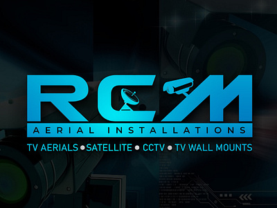 RCM Logo Design branding design illustration logo logo design vector