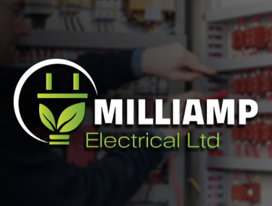 Milliamp Electrical Logo Design branding design illustration logo logo design vector