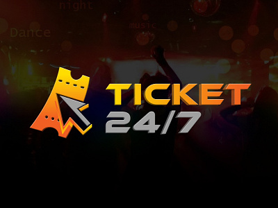 Ticket 24/7 Logo Design