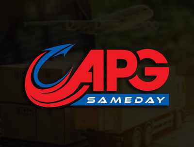 APG Sameday Logo Design branding delivery design illustration logo logo design vector