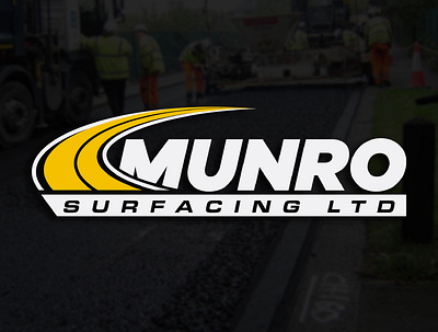 Munro Surfacing LTD Logo Design branding design illustration logo logo design vector
