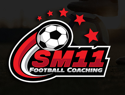 SM11 Football Coaching Logo Design branding coaching design football illustration logo logo design vector