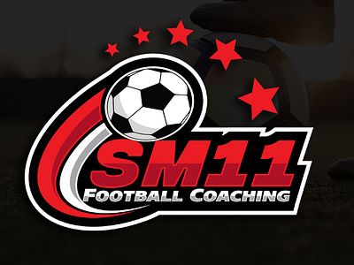 SM11 Football Coaching Logo Design