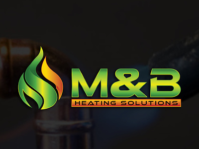 M&B Heating Solutions Logo Design