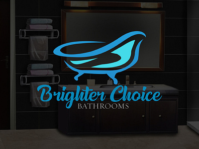 Brighter Choice Bathrooms Logo Design branding design illustration logo logo design vector
