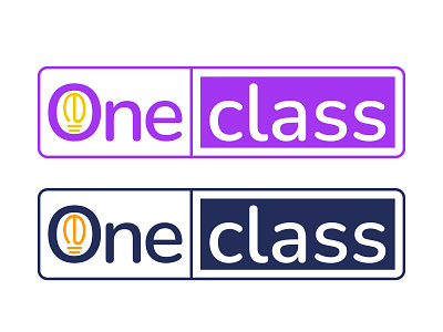 Logo for online course platform (e-learning) branding graphic design logo logodesign oneclass