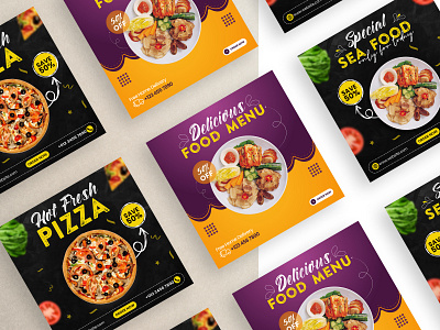 Food Banner | Instagram | Social Media Banner advertising post desgin banner branding design facebook post design food banner food branding food social media post design graphic design instagram post design