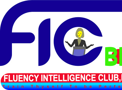Logo Name: FICBD-->Fluency Intelligence Club Bangladesh animation graphic design logo motion graphics