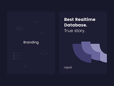 Rapid - Branding database logo merch purple rapid yellow
