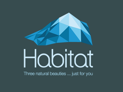 Habitat azores concept design helvetica logo