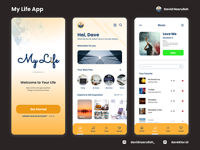 My Life App ui