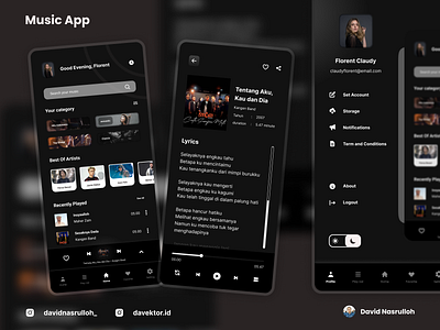 Music App ui