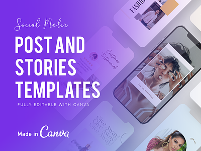 Social Media Post and Story Templates || Figma Gig Preview canva canva story design graphic design instagram post instagram story social media templates story template story template app ui