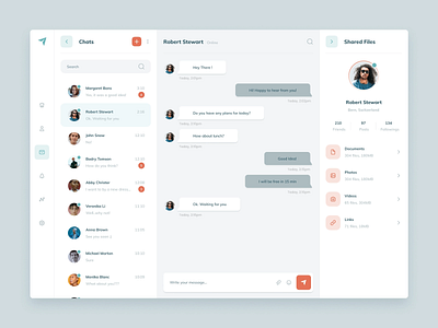 Messenger - Web App Design