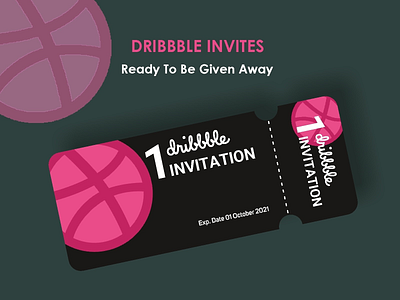 Giveaway Dribbble Invitation app branding design graphic design icon illustration logo ui ux vector