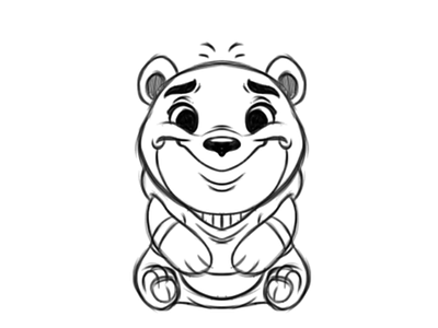 Cute Bear Sketch
