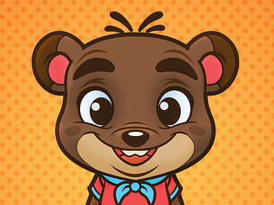 Cute Bear by ATS brand cartoon characterdesign kids licensing vector