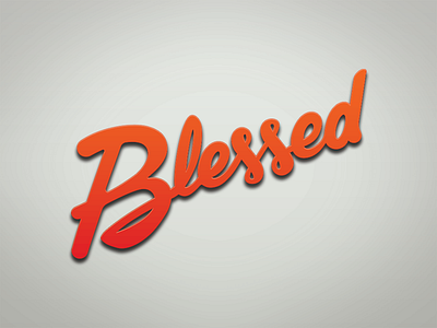 Blessed Lettering
