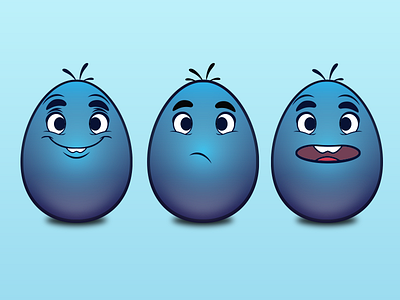 Eggy Blue Expressions