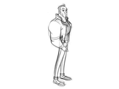 Character By AndyToonz andytoonz art character design design pencil sketch